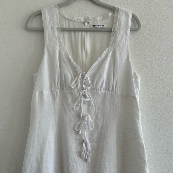 Reformation Reia Linen Dress - Picture 3 of 8